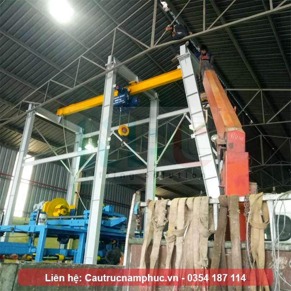 Hoàn thiện monorail 5 tấn đường chạy 6 mét