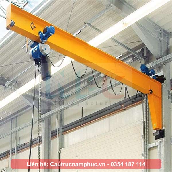 Bàn giao cầu trục treo tường 2 tấn