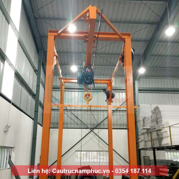 Cấu tạo monorail 5 tấn đường chạy 6 mét