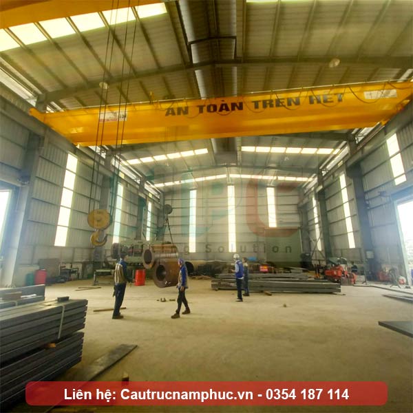 Kiểm định thử tải cầu trục dầm đôi 15 tấn
