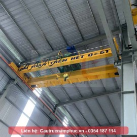 Cầu trục dầm đôi 5 tấn khẩu độ 8 mét