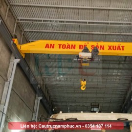 Cầu trục dầm đơn 10 tấn khẩu độ 10 mét