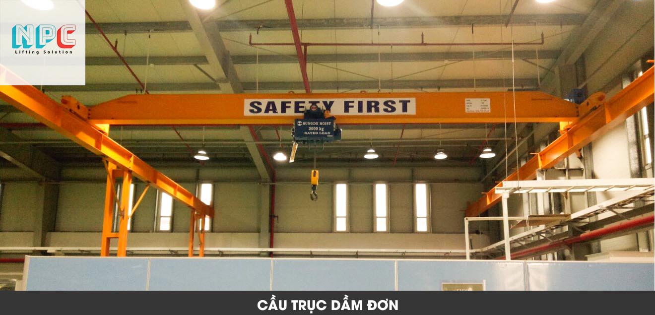 Cầu trục dầm đơn