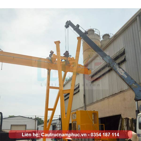 Cổng trục dầm đơn 10 tấn tại Hà Nội