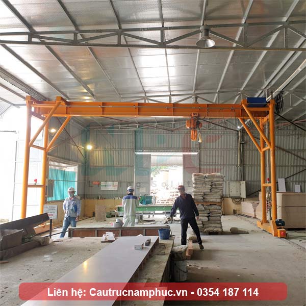 Cổng trục dầm đơn 3 tấn cho xưởng sản xuất