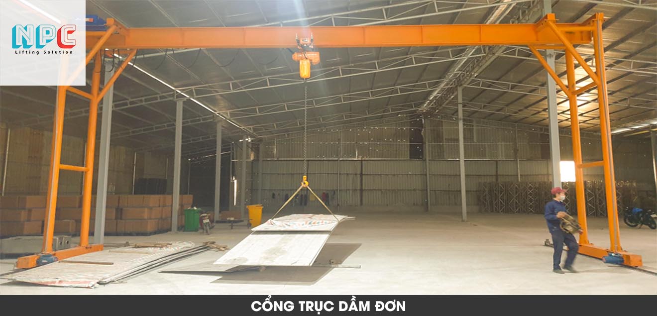Cổng trục dầm đơn