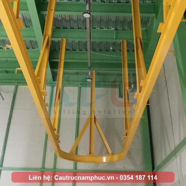 Hoàn thiện lắp đặt monorail 1 tấn