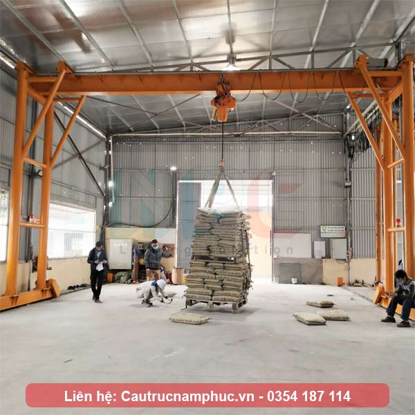 Kiểm định cổng trục dầm đơn 2 tấn