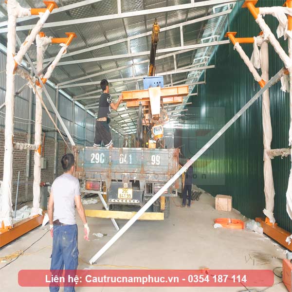 Lắp đặt cổng trục dầm đơn 1 tấn