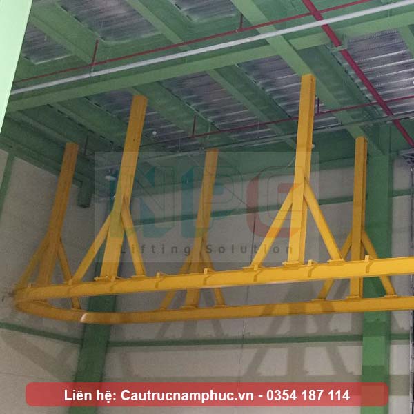 Tổng thể monorail 1 tan đường chạy 20 mét