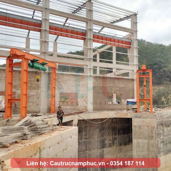 Hoàn thiện lắp đặt monorail 10 tấn