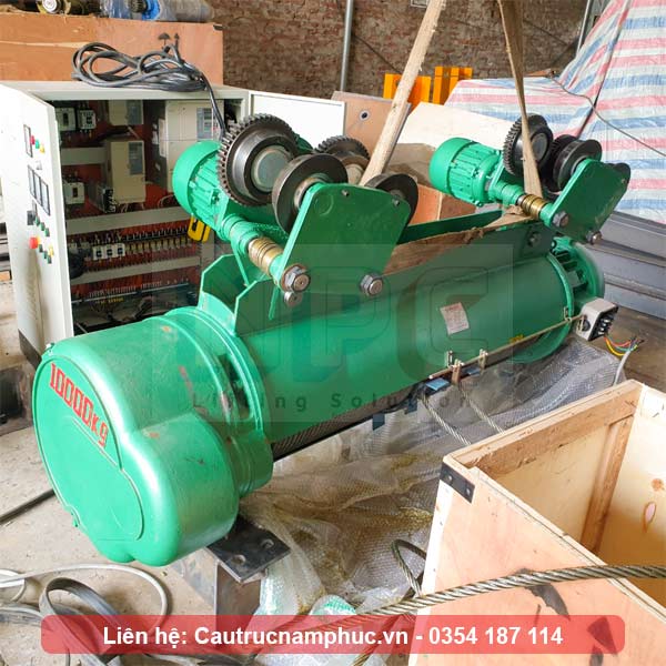 Thiết bị nâng monorail 10 tấn đường chạy 20 mét