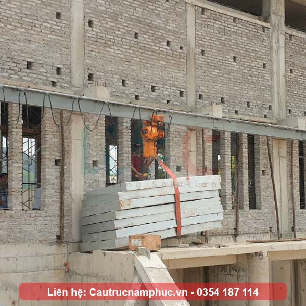 thử tải monorail 2 tấn