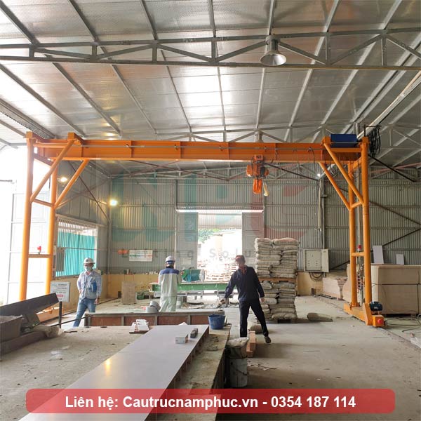 Ứng dụng cổng trục dầm đơn 5 tấn