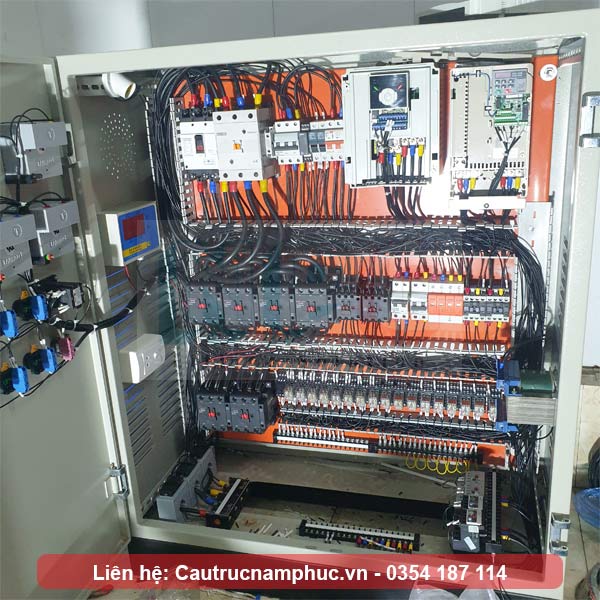 Tủ điện điều khiển cho xe con cầu trục 30-5 tấn