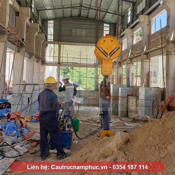 Kiểm định thử tải bằng xy lanh